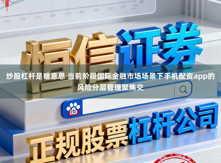 炒股杠杆是啥意思 当前阶段国际金融市场场景下手机配资app的风险分层管理聚焦交